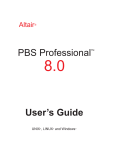 PBS Professional User's Guide