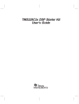 "TMS320C3x DSP Starter Kit User's Guide"