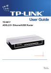 TD-8817 User Guide - TP-Link