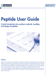 Peptide User Guide