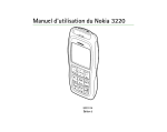 Nokia 3220 User Guide in French