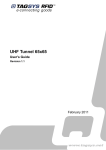 UHF Tunnel 65x65 - User's guide V1-1