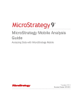 MicroStrategy Mobile User Guide