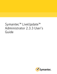 Symantec™ LiveUpdate™ Administrator 2.3.3 User's Guide