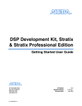 DSP Development Kit, Stratix Professional Edition Getting Started