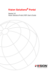 Vision Solutions Portal (VSP) User's Guide