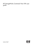 HP StorageWorks Command View EVA user guide - Hewlett