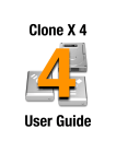 Clone X 4 User Guide