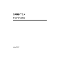 GAMBIT 2.4 User's Guide