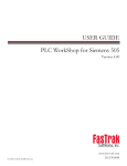 505 PLC WorkShop User Guide