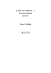 5-port 10/100Base-TX Industrial Switch User's Guide