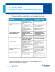 ACTEGA Kelstar Aqueous Coating Troubleshooting Guide