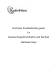 End-User troubleshooting guide Sentinel SuperPro