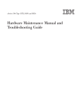 Hardware Maintenance Manual and Troubleshooting Guide
