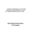 Operating Instructions UP Gambit