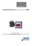 Attachable indicator, model A-AI-2 GB F Operating instructions