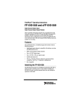 FP-DIO-550 and cFP-DIO-550 Operating Instructions
