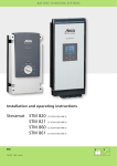 Installation and operating instructions