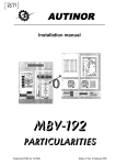 Installation manual