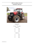 GPS AutoSteer System Installation Manual