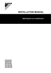 INSTALLATION MANUAL