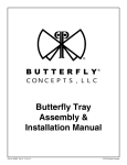Butterfly Tray Assembly & Installation Manual