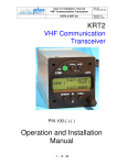 KRT2 Operation and Installation Manual - Delta