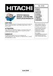 Août 2000 No. 0106 SERVICE MANUAL MANUEL D'ENTRETIEN