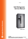 SxS Refrigerator Service Manual