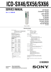 ICD-SX46/SX56/SX66