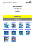 Main document User Manual English General part MP