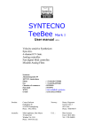Syntecno TeeBee Mark I User Manual (v3.1) - CY KONG