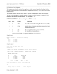 D.7 DesCam User's Manual This program provides the camber line