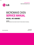 MICROWAVE OVEN SERVICE MANUAL