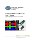 Gravity64 PCI FCAV Video Card User's Manual