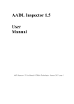 AADL Inspector 1.5 User Manual - the Ellidiss Technologies web site