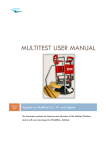 Multitest USER MANUAL