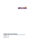 AT810 series User Manual Version: 1.3 2014-03-31