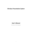 Wireless Presentation System User's Manual