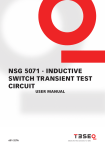 601-327A - NSG 5071 User Manual english.indd