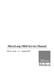 MicroLoop MK8 Service Manual