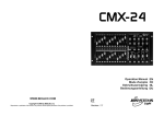CMX24 user manual COMPLETE