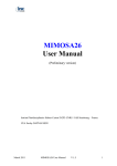 MIMOSA26 User Manual - IPHC