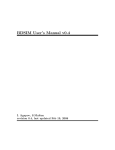 BDSIM User's Manual v0.4