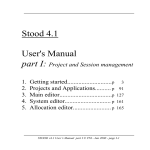 Stood 4.1 User's Manual