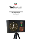 Start clock HL 940 User Manual