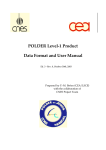 POLDER Level-1 Product Data Format and User Manual