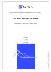 XML Static Analyzer User Manual
