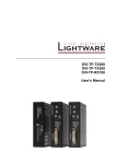 DVI-TP-TX200 DVI-TP-TX300 DVI-TP