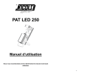 PAT LED 250 user manual FR-EN version 2